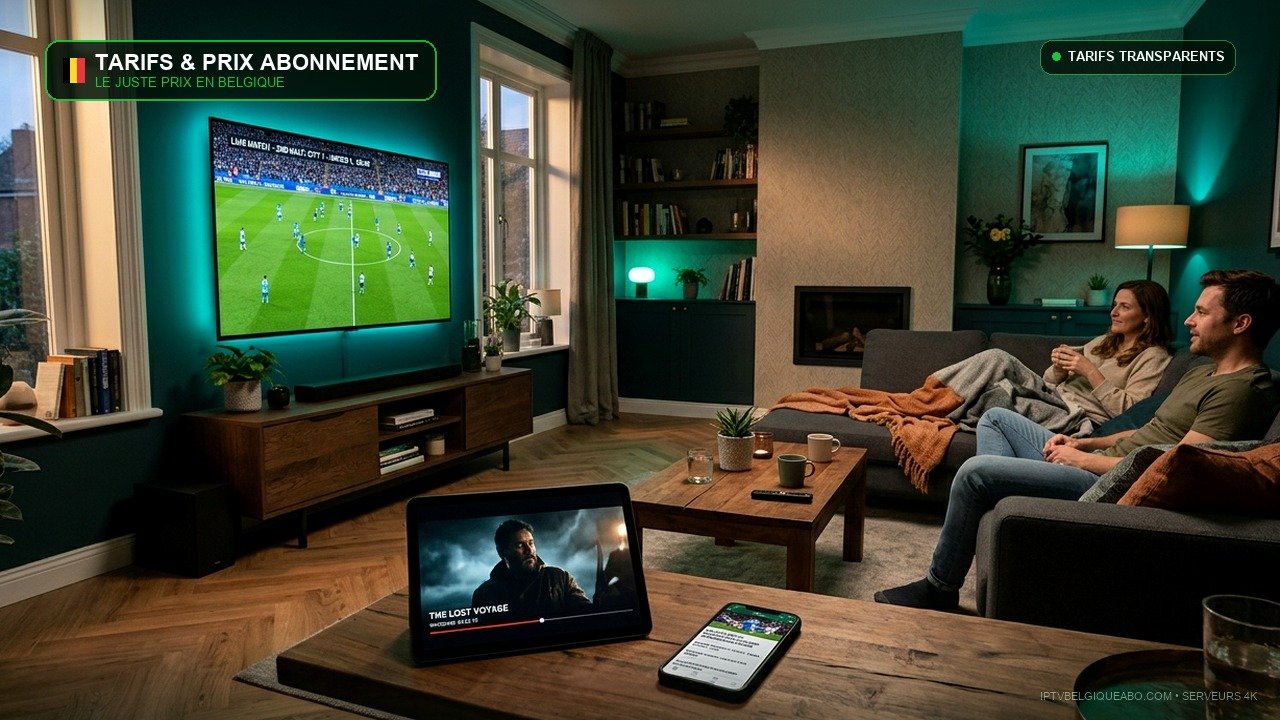 Combien Coûte un Abonnement IPTV en Belgique en 2026 ? (Prix & Comparatif Réel) - IPTV Belgique 4K