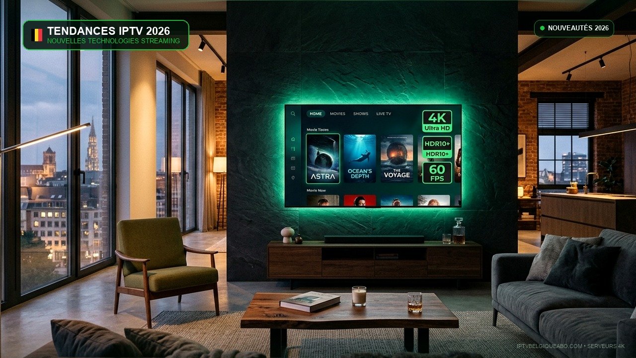 IPTV en Belgique en 2026 : Tendances, Évolutions & Nouvelles Technologies - IPTV Belgique 4K