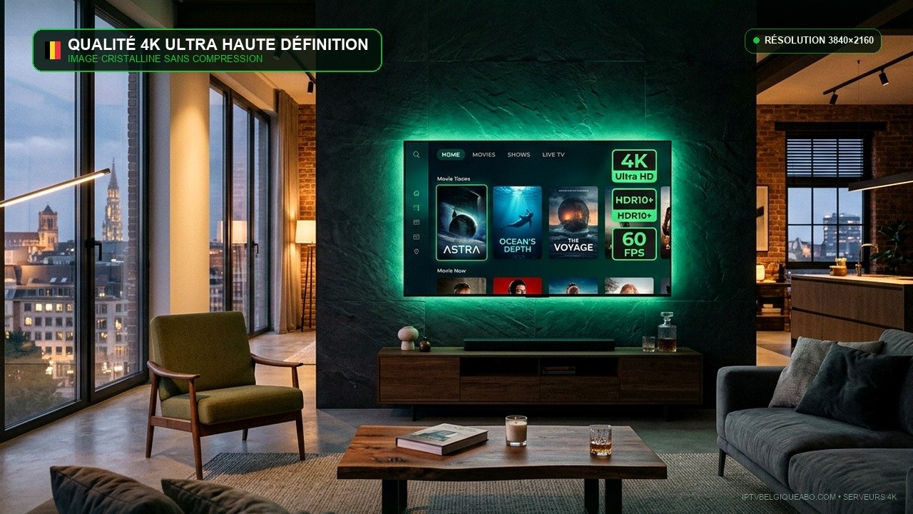 IPTV 4K en Belgique : Conditions Techniques, Débit & Conseils (2026) - IPTV Belgique 4K