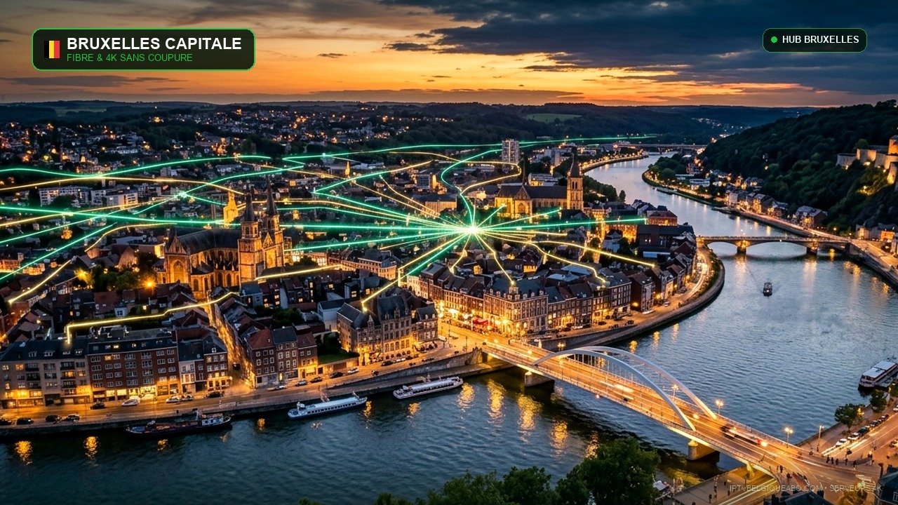 IPTV à Bruxelles : Meilleur Abonnement & Test 24h Gratuit (2026) - IPTV Belgique 4K
