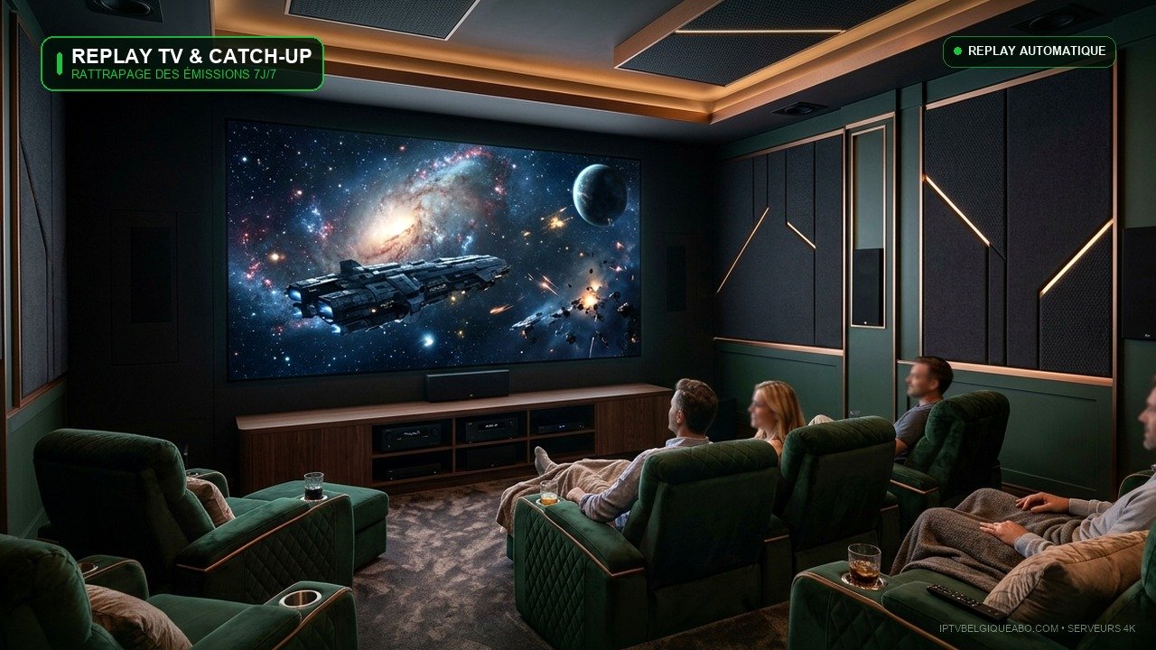 Catch-Up IPTV en Belgique : Replay TV & Rattrapage des Émissions (2026) - IPTV Belgique 4K