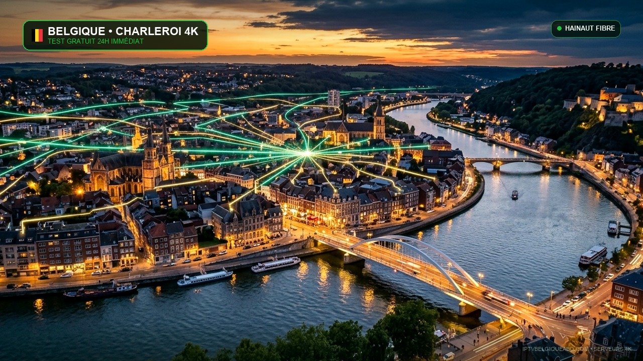 IPTV à Charleroi : Guide d'Abonnement, Test Gratuit & Connexion Voo/Proximus (2026) - IPTV Belgique 4K