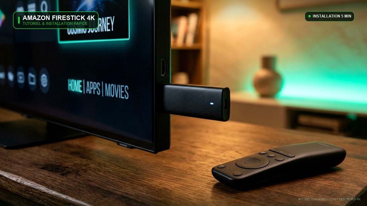 IPTV sur Firestick en Belgique : Installation Pas à Pas (2026) - IPTV Belgique 4K