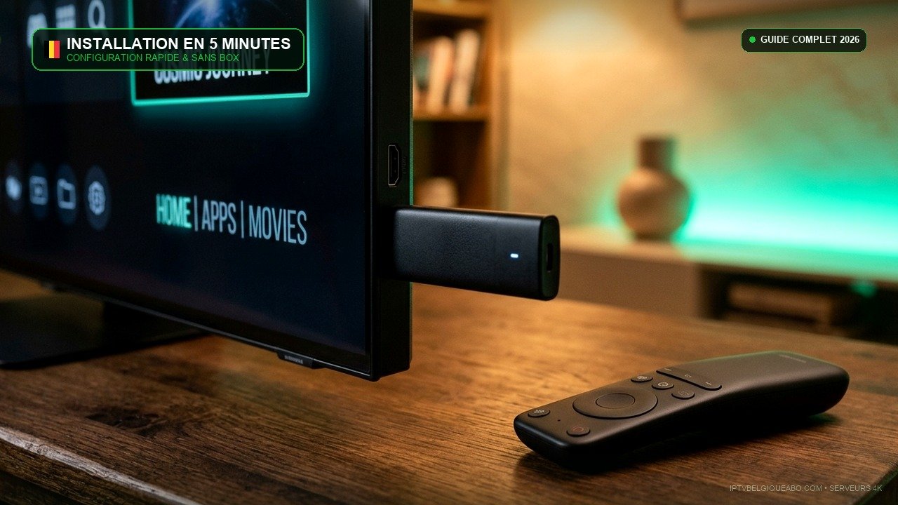 Installer l'IPTV en Belgique : Le Guide Pas à Pas pour Tous Appareils (2026) - IPTV Belgique 4K