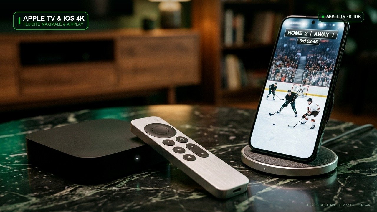 IPTV sur iPhone et iPad en Belgique : Meilleures Applications iOS (2026) - IPTV Belgique 4K