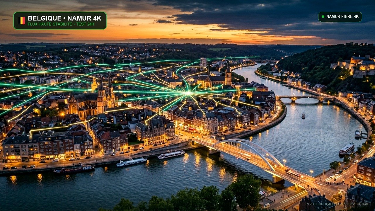 Abonnement IPTV à Namur : Test Gratuit 24h, Prix & Installation (2026) - IPTV Belgique 4K