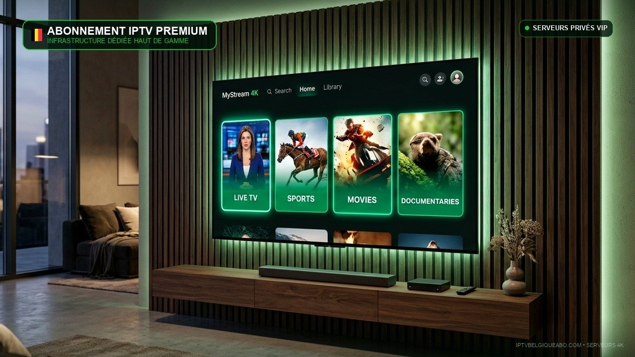 IPTV Premium en Belgique : Serveurs 4K Ultra-Stables & Anti-Freeze 2026 - IPTV Belgique 4K
