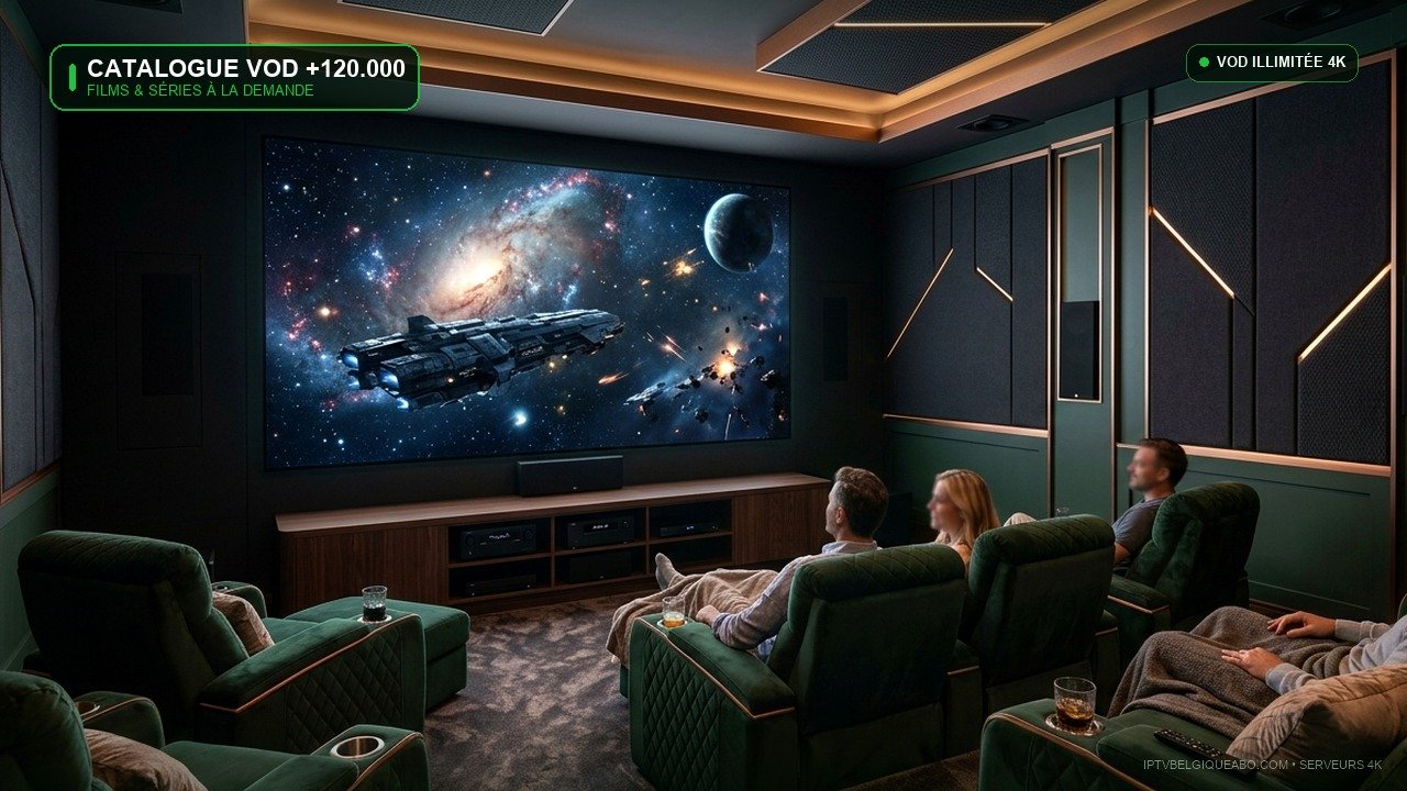 VOD IPTV en Belgique : +120.000 Films & Séries en 4K (Guide 2026) - IPTV Belgique 4K