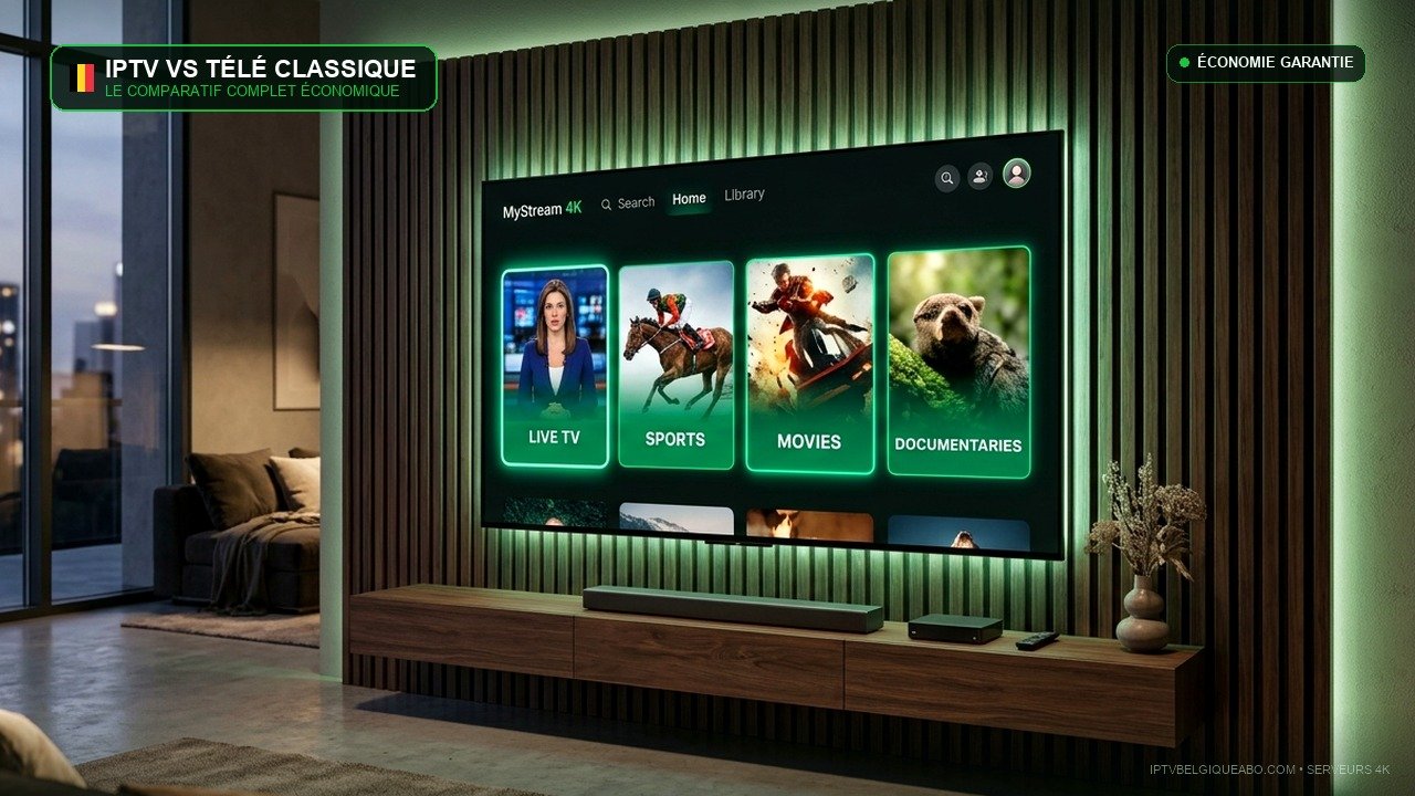 IPTV vs TV Classique en Belgique : Quel est le Meilleur Choix en 2026 ? - IPTV Belgique 4K