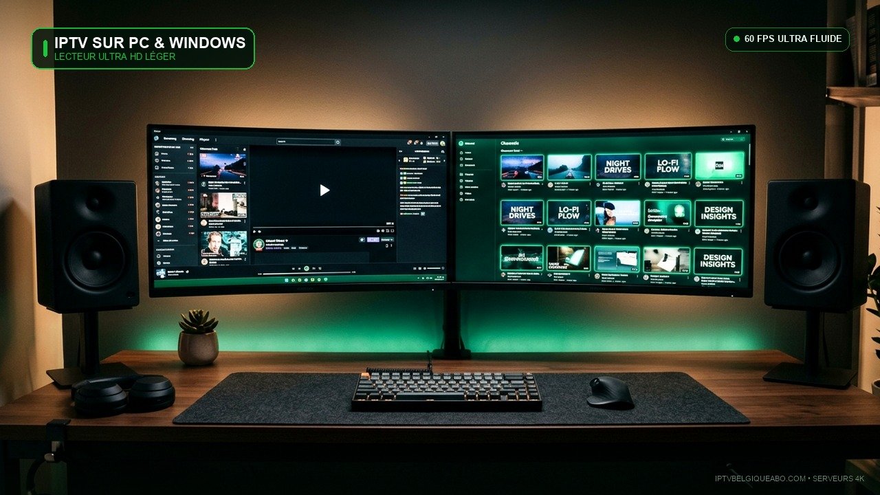 IPTV sur PC Windows en Belgique : Tutoriel Windows 10 & 11 (2026) - IPTV Belgique 4K