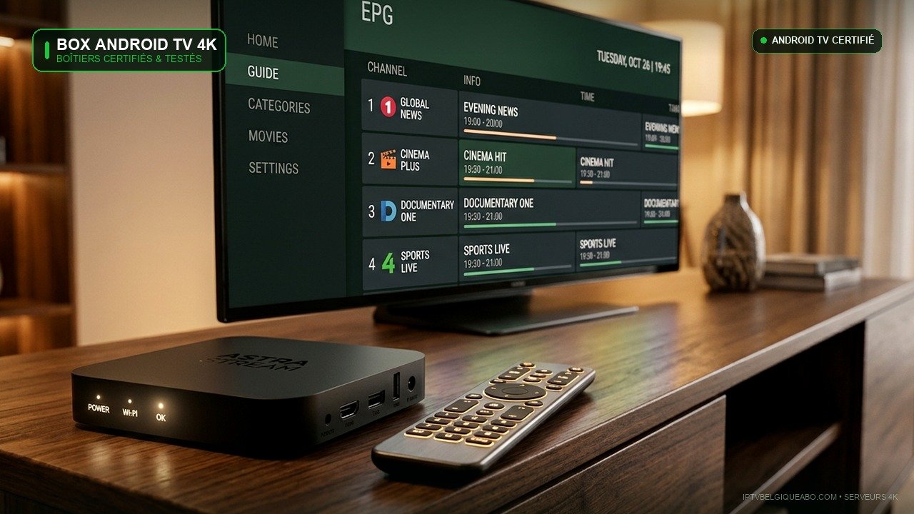 Meilleur Boîtier IPTV en Belgique : Comparatif & Sélection 2026 - IPTV Belgique 4K