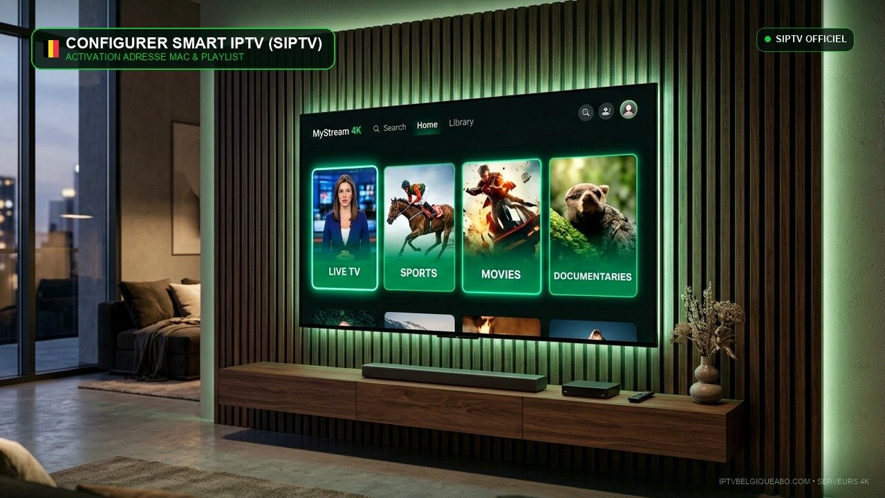 Configurer l'IPTV sur Smart TV en Belgique (Samsung, LG, Sony, Philips) - IPTV Belgique 4K